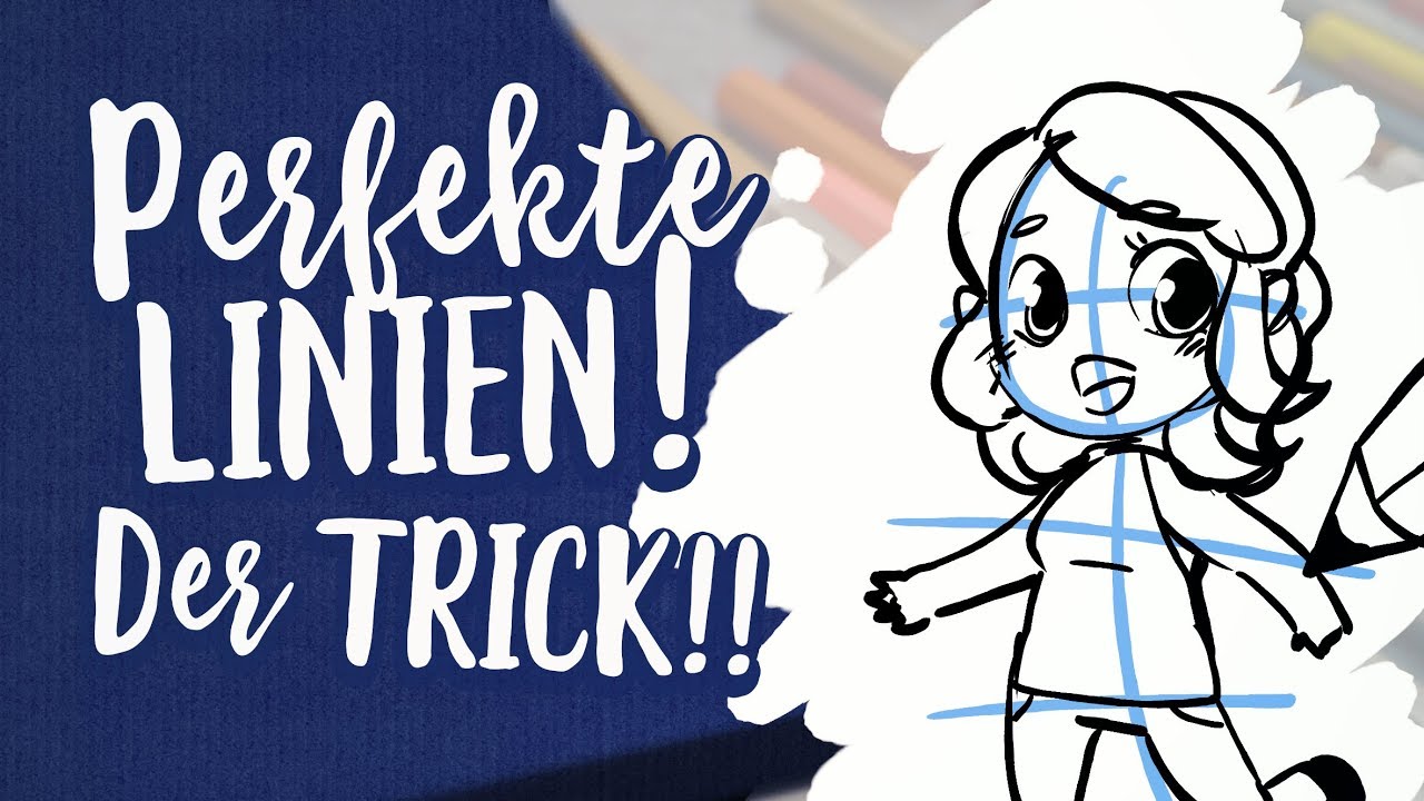 Kunstlehrer hassen diesen Trick!! ✂️ PERFEKTE LINIEN