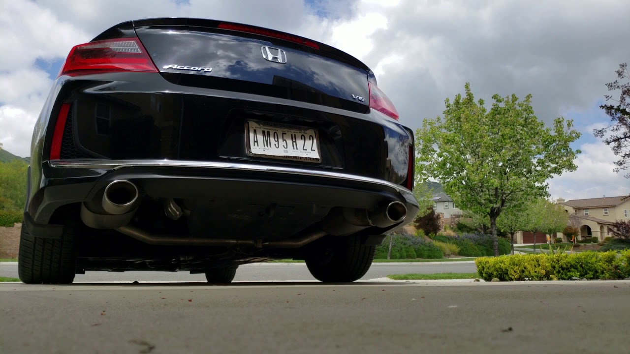 2016 Honda Accord v6 Borla axleback with Vibramt Resonator vs Borla and resonator delete.