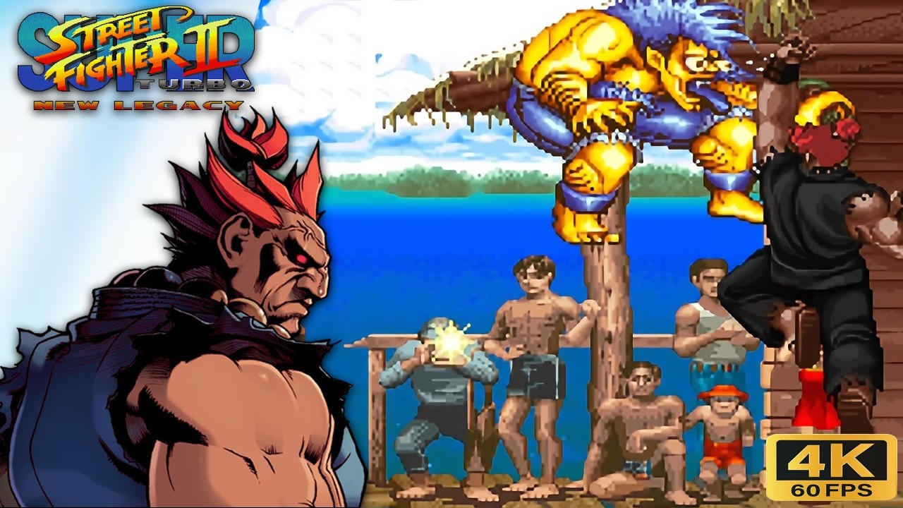 Super Street Fighter II Turbo New Legacy | Akuma Long Play | 4K 60FPS