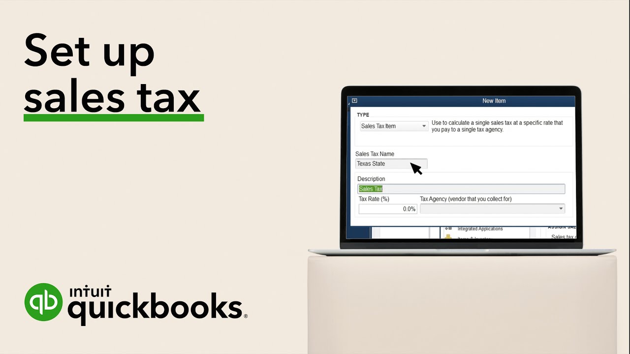 How to set up sales tax in QuickBooks Desktop