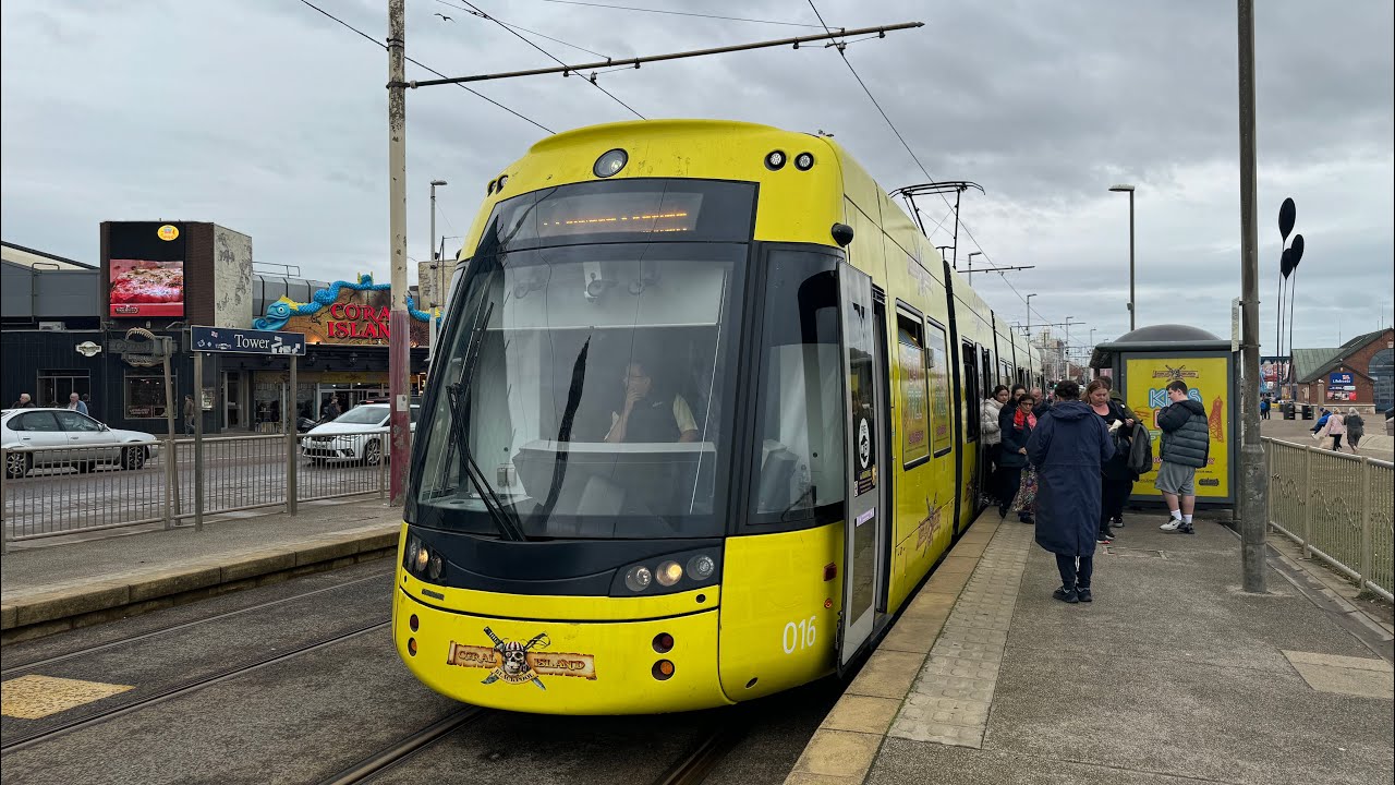 Blackpool Tramway T2 - Starr Gate to North Station (Full Route)