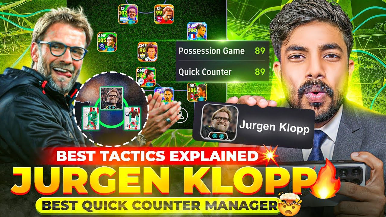 JURGEN KLOPP MANAGER DETAILED REVIEW😍 || BEST FORMATION & TACTICS🔥 || ഈ രീതിയിൽ കളിപ്പിച്ചു നോക്കൂ.
