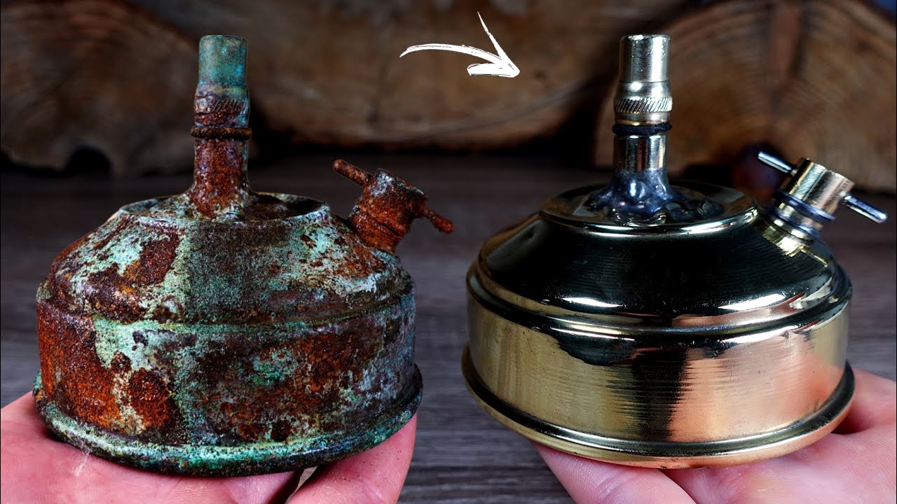 Extremely Old WW1 Trench Kerosene Lamp - Restoration