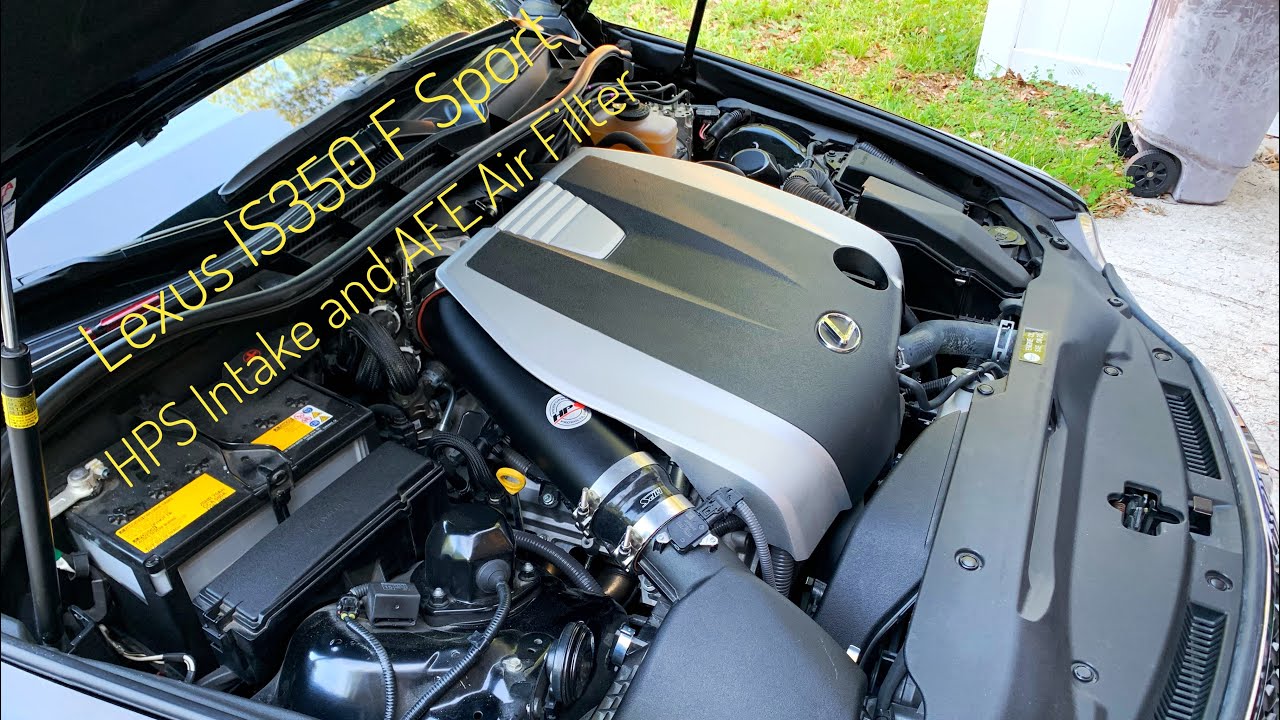 HPS Intake and AFE Air Filter installation - Lexus IS350 F Sport, Lexus GS350 and Lexus RC350