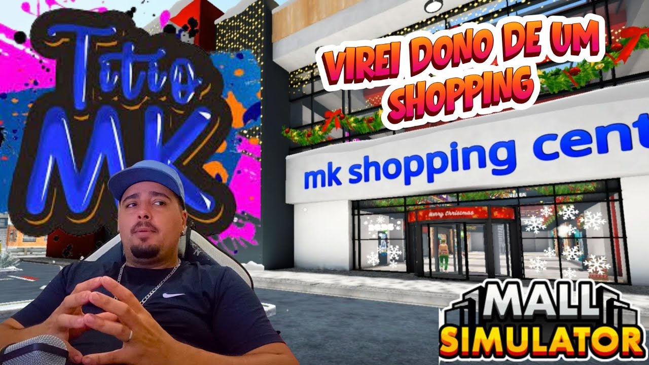 Virei dono de um shopping, fiquei bem loko! MALL SIMULATOR