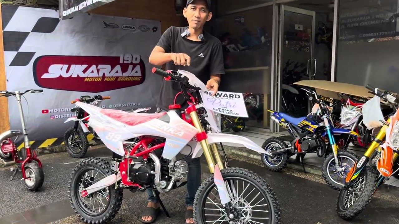 TRAIL LENKA 125CC MANUAL KOPLING TIPE 89L KIRIM KE KUDUS JAWA TENGAH /089631779341