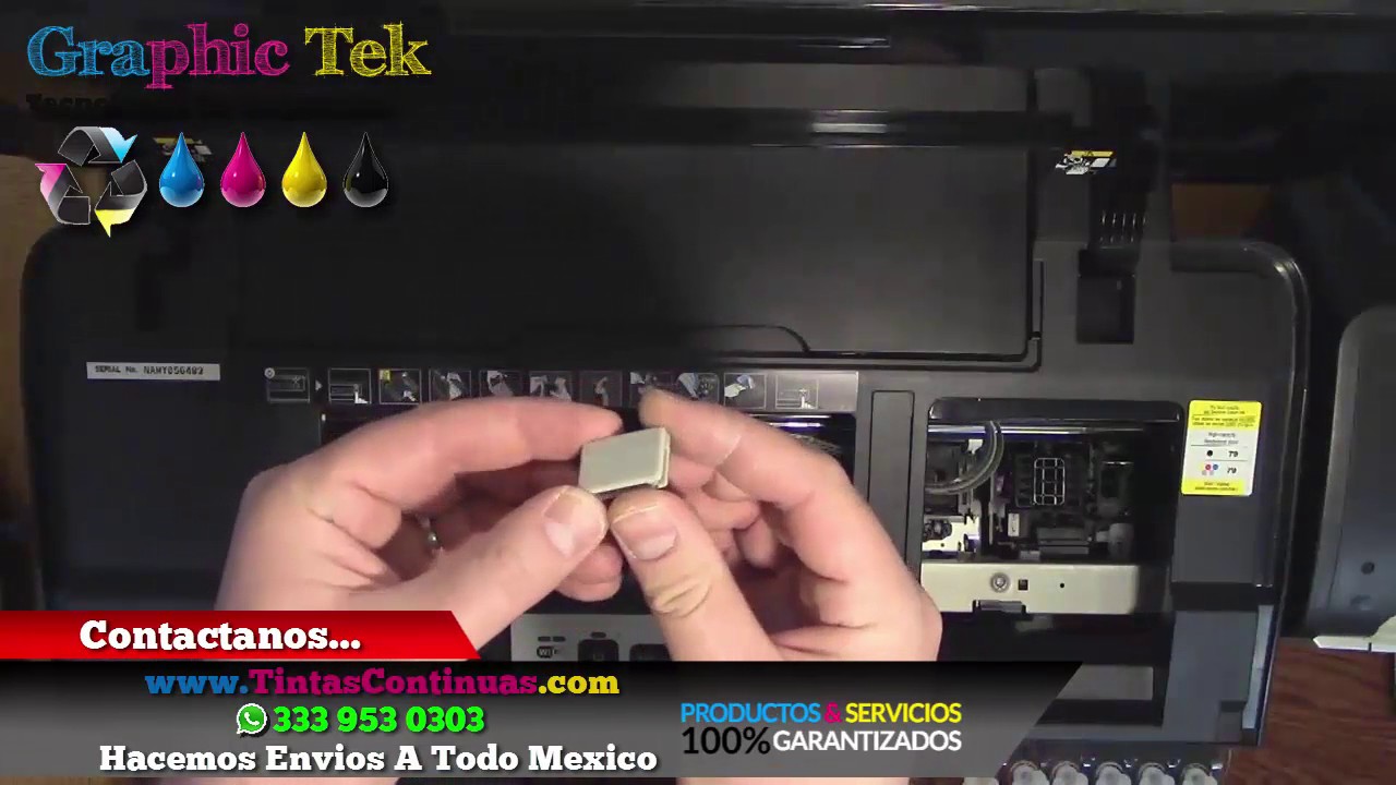 Instalacion Sistema Tinta Continua En Impresora Epson Artisan 1430 1400 Cartuchos T0791 T0796