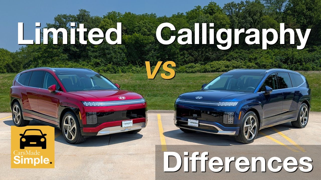 2026 Hyundai Ioniq 9 Limited vs Calligraphy | Side by Side Trim Comparison!