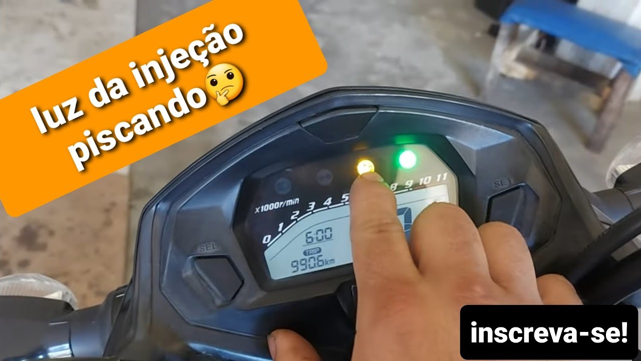 Moto piscando luz da inje&ccedil;&atilde;o C&oacute;digo 12 o qu&ecirc; significa?