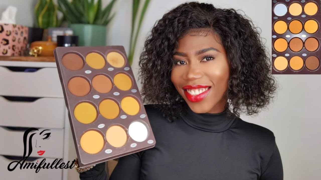 Contour Palette for Dark Skin | Contour +Bronzer + Highlight All In One Palette for Dark Skin