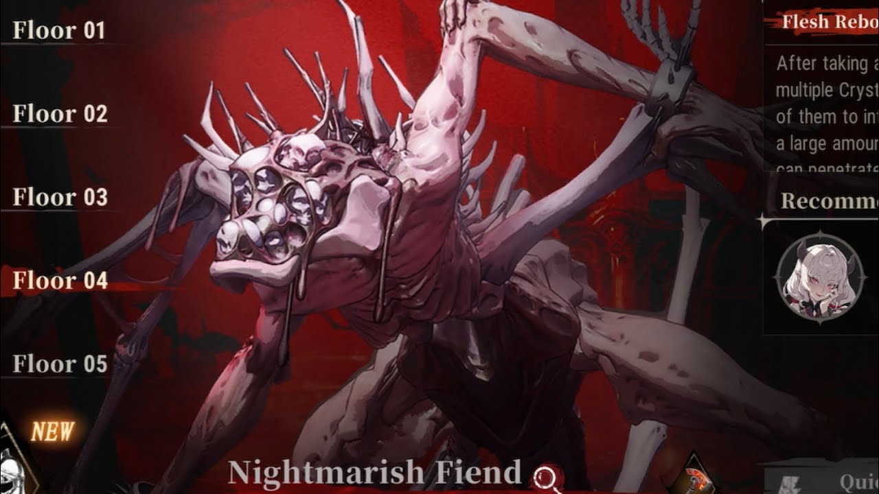 Nightmarish Fiend | Floor 04 | Tomb of the Fallen | Silver and Blood