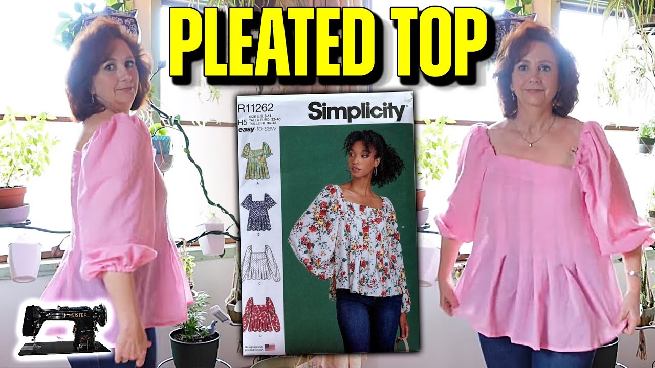 Складчатая блузка Sewing Simplicity 9452