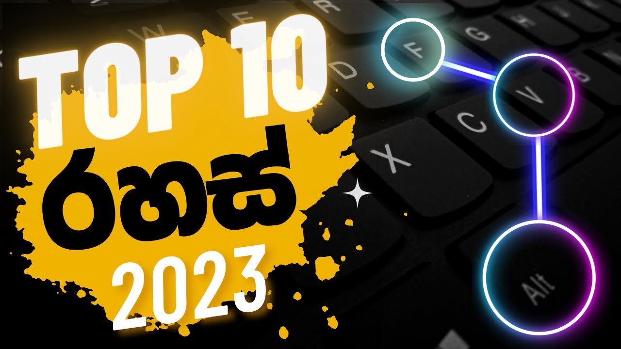 Windows 10 Tips and Tricks | සුපිරි රහස් 10 | 200% Faster Windows Tasks 2023