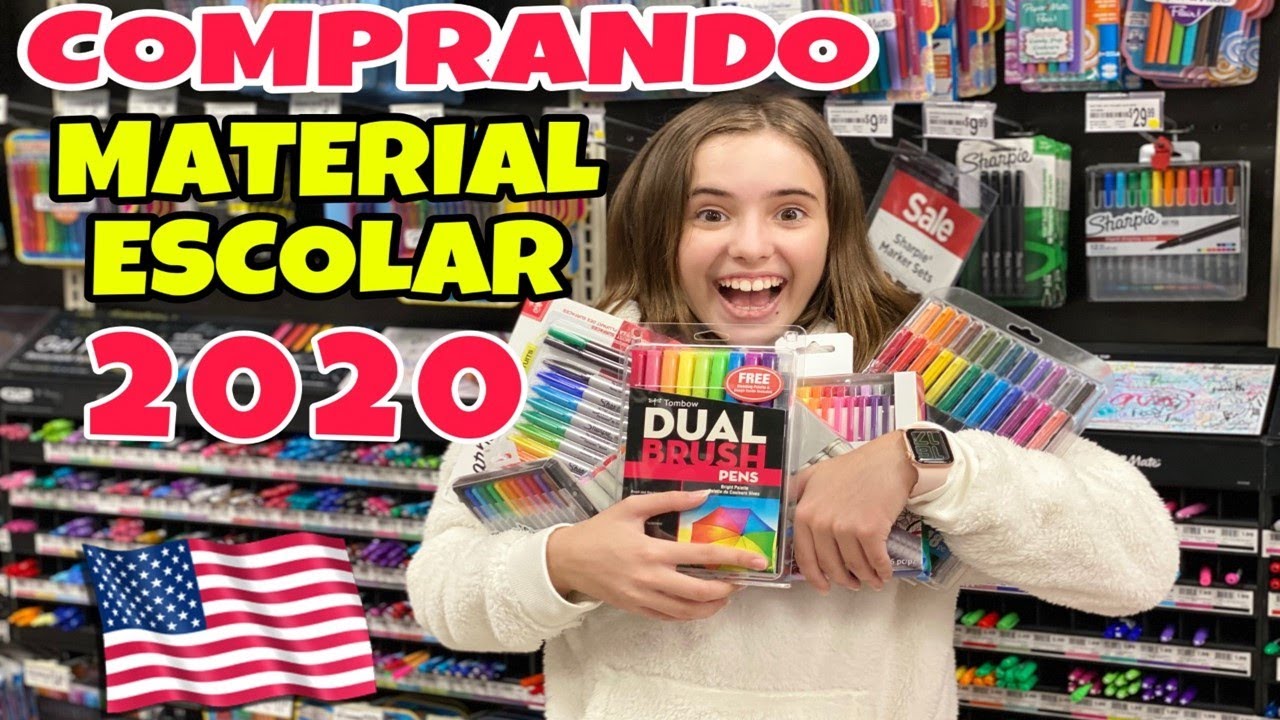 COMPRANDO MATERIAL ESCOLAR 2020 NOS ESTADOS UNIDOS!!!
