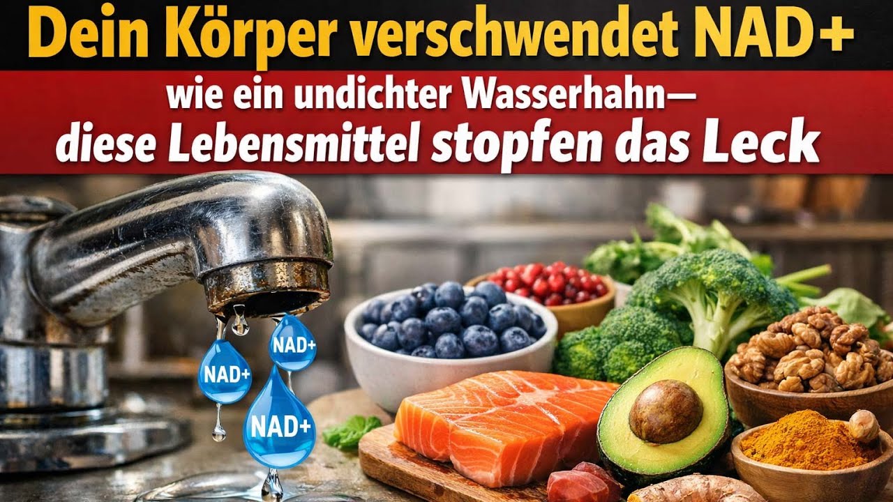 Stopp den NAD+-Abfluss! Lebensmittel, die deinen Energie-Vorrat wirklich schützen