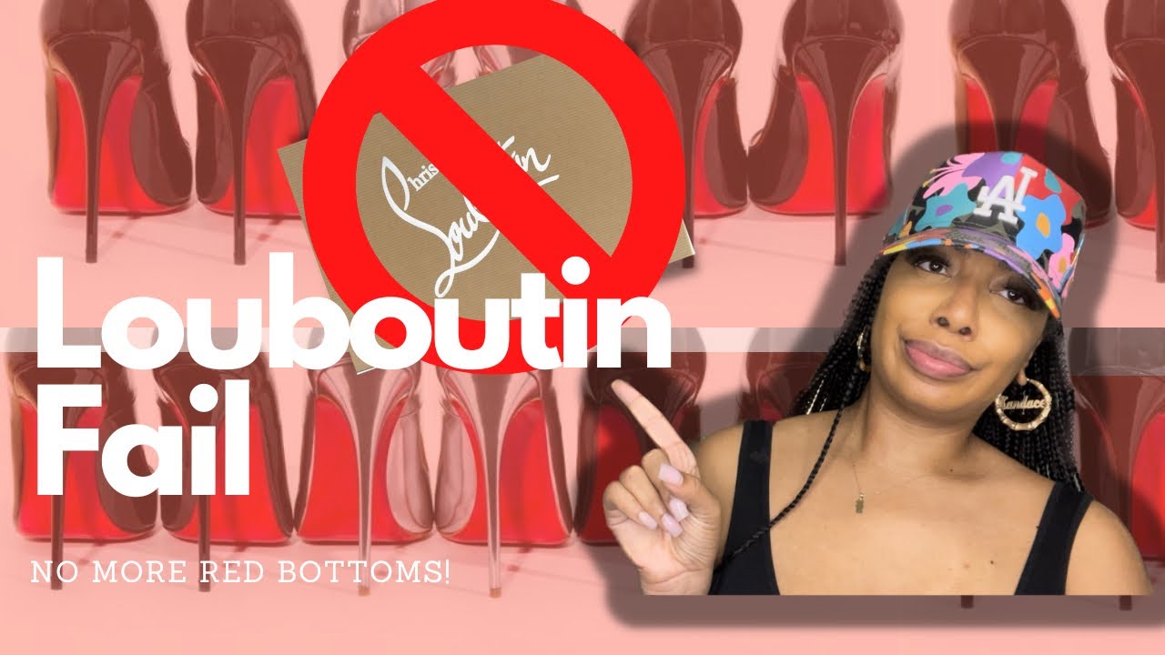 Louboutin Fail: No More Red Bottoms!