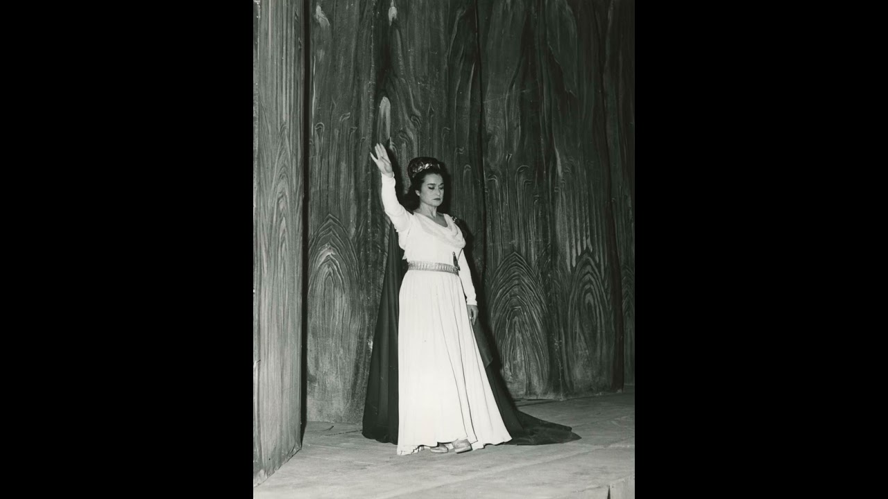 Leyla Gencer Bellini Norma Casta Diva Naples 03 02 1965