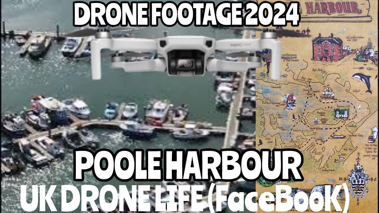 Poole Harbour Dorset Coastline. June 2024  Dji Mini 2 Drone Footage. Uk Drone Life