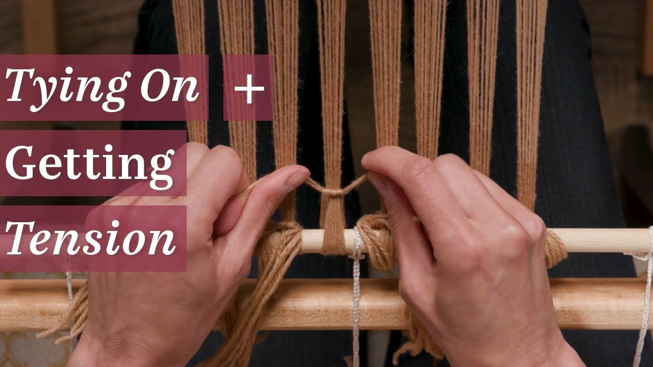 Tying On and Getting Perfect Tension on a Rigid-Heddle Loom