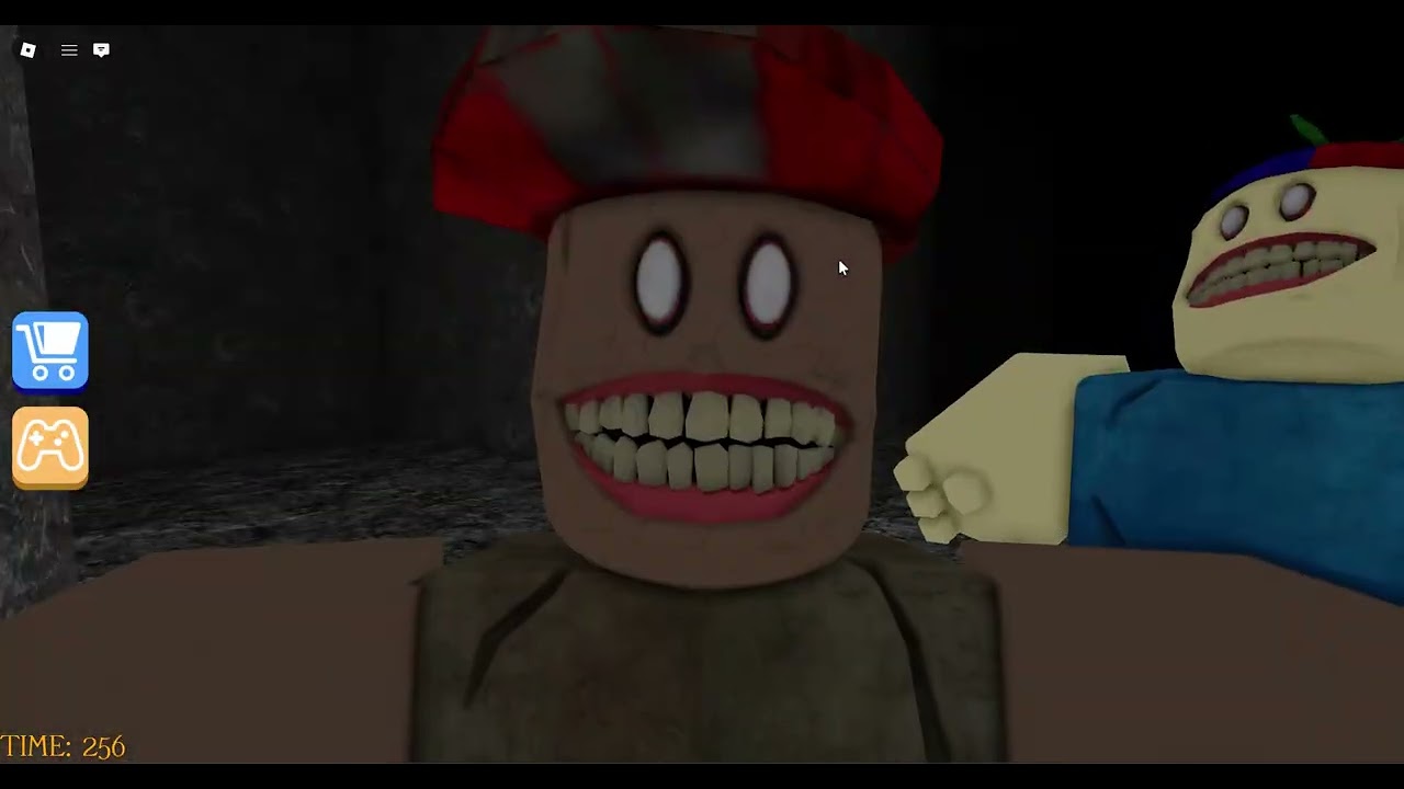 Playing Escape Grandma On Roblox