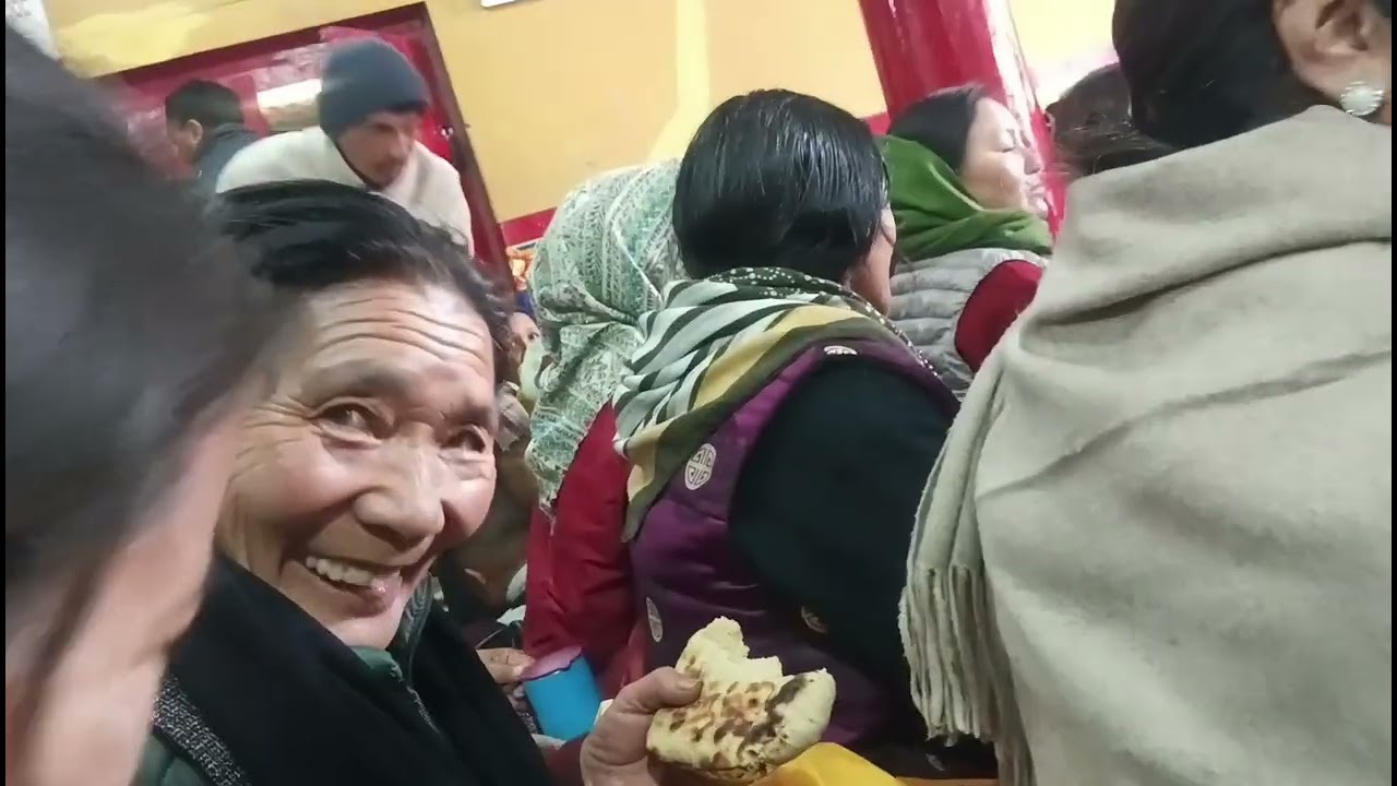 Today at Stok Gompa mani prayer 🙏🙏🙏