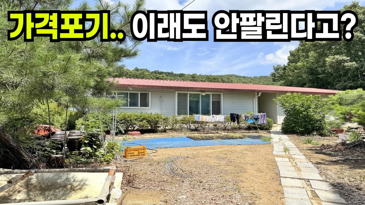 5000할인! 청정지역 숲세권 관리잘된 농가주택 급매물!