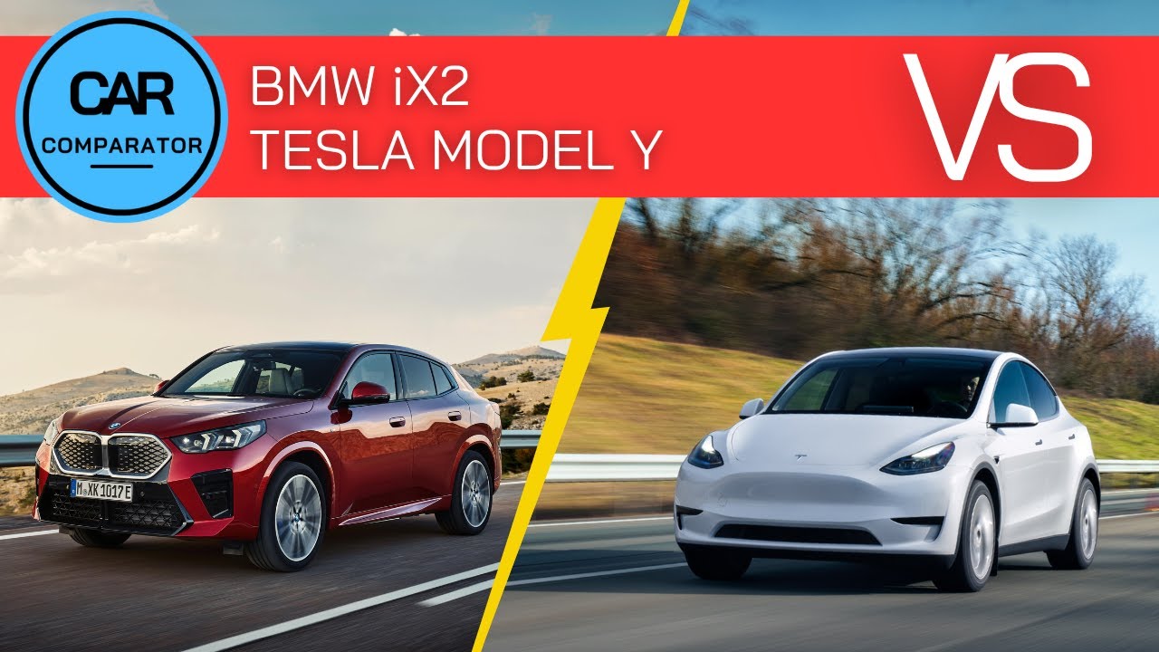 BMW iX2 vs Tesla Model Y: A stunning clash of strength, style, and innovation!
