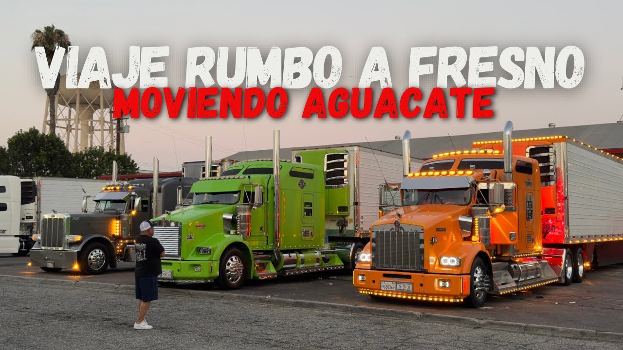 MOVIENDO AGUACATE DE BLOOMINGTON A FRESNO EN MI PETERBILT 389 | RAAALAN