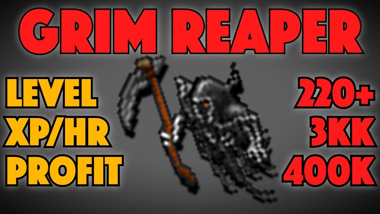 TIBIA GRIM REAPER YALAHARR | EK HUNT SOLO - LEVEL 220+