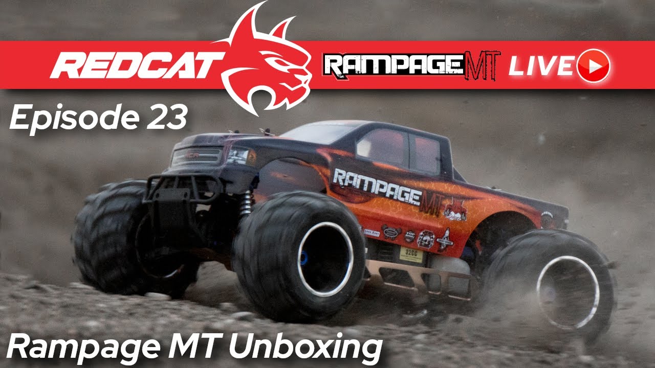 Today on Redcat Live! ep.23 Rampage MT unboxing