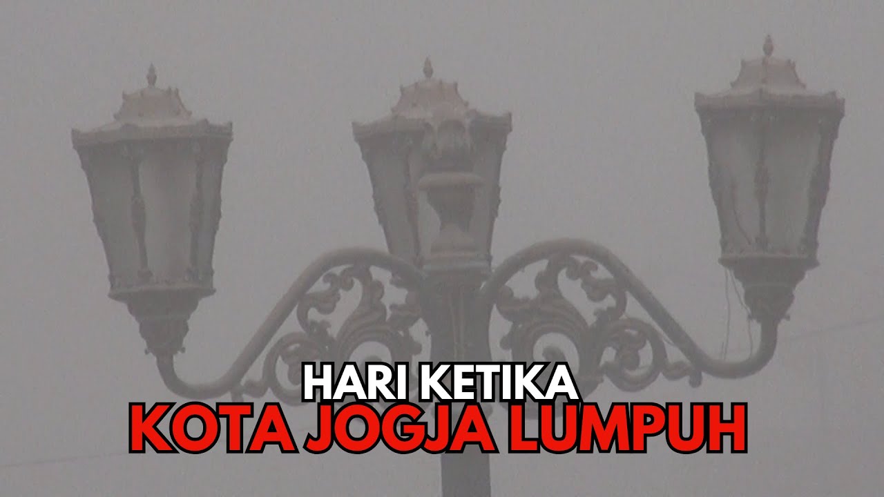 Hujan Abu Vulkanik Erupsi Gunung Kelud Lumpuhkan Jogja