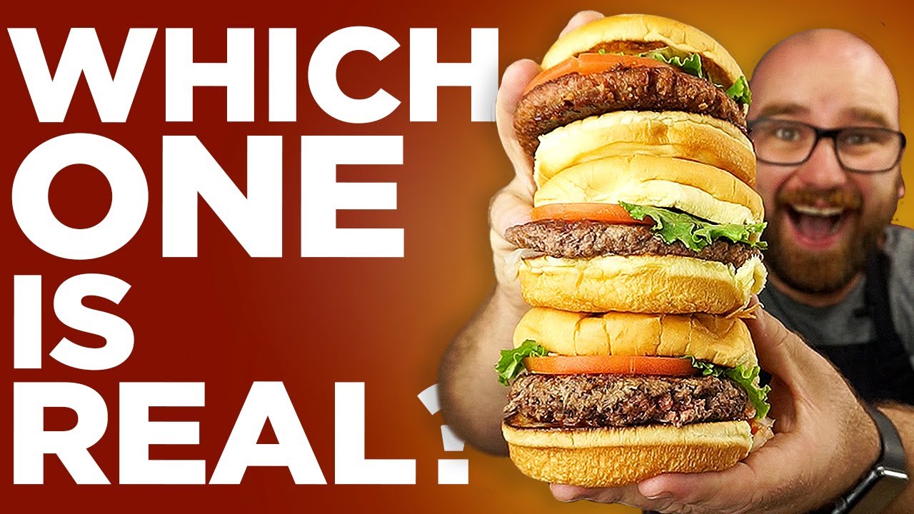 Beyond Burger vs Impossible Burger (Fake) vs Real Burger - Which One Tastes Better?