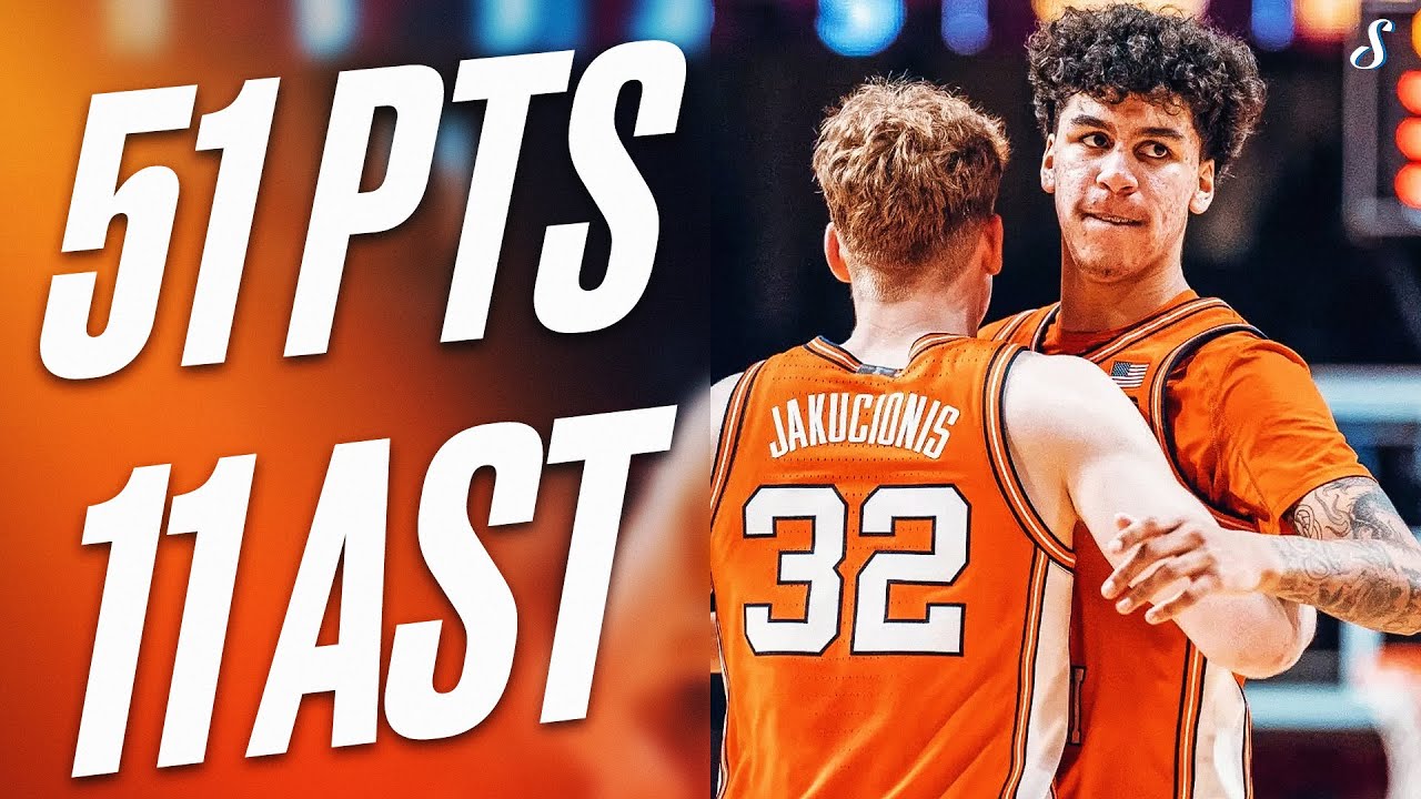 Will Riley (27 PTS, 9 REB & 7 AST) & Kasparas Jakucionis (24 PTS) Combine For 51 PTS at Minnesota!