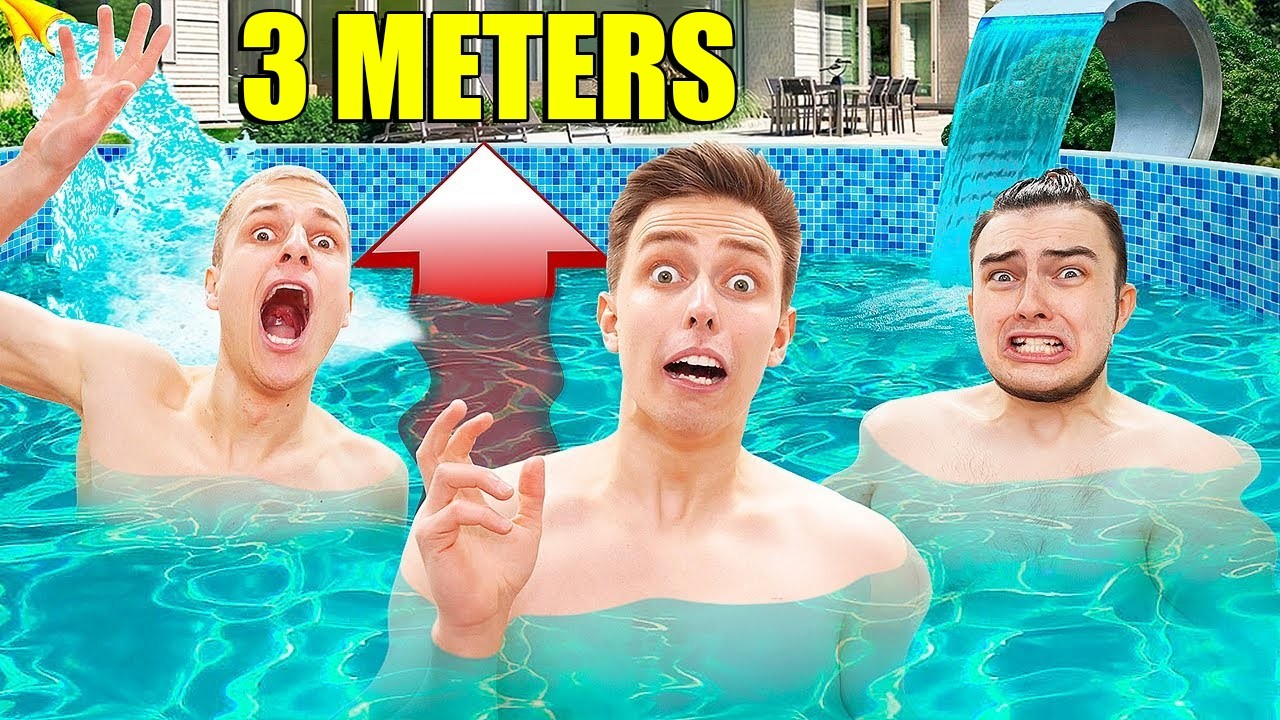 УСПЕЙ ВЫБРАТЬСЯ ИЗ БАССЕЙНА, который ЗАПОЛНЯЕТСЯ ВОДОЙ !!!