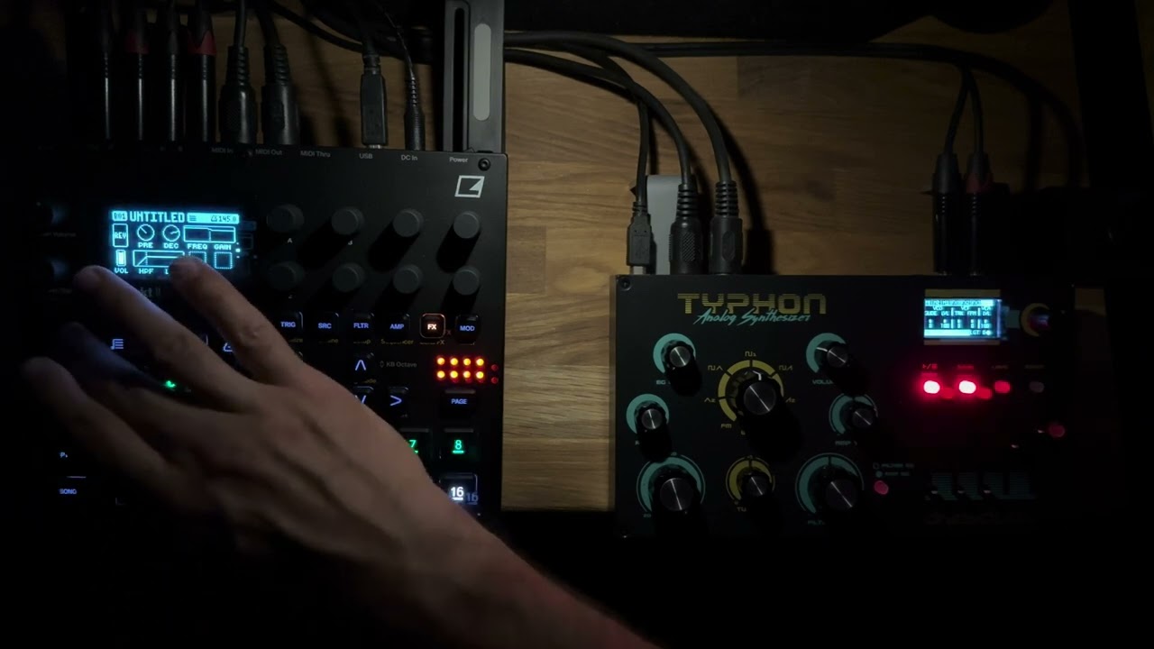 Elektron Digitakt 2 & Dreadbox Typhon live Industrial techno