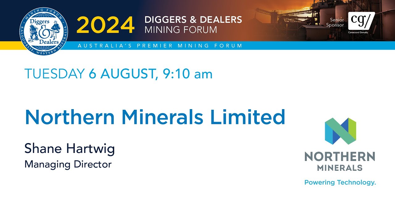 2024 | Northern Minerals Limited | Shane Hartwig | Diggers & Dealers
