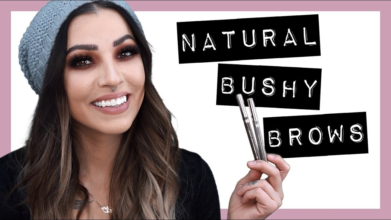 HOW-TO: NATURAL BUSHY EYEBROWS | Quick + Easy!