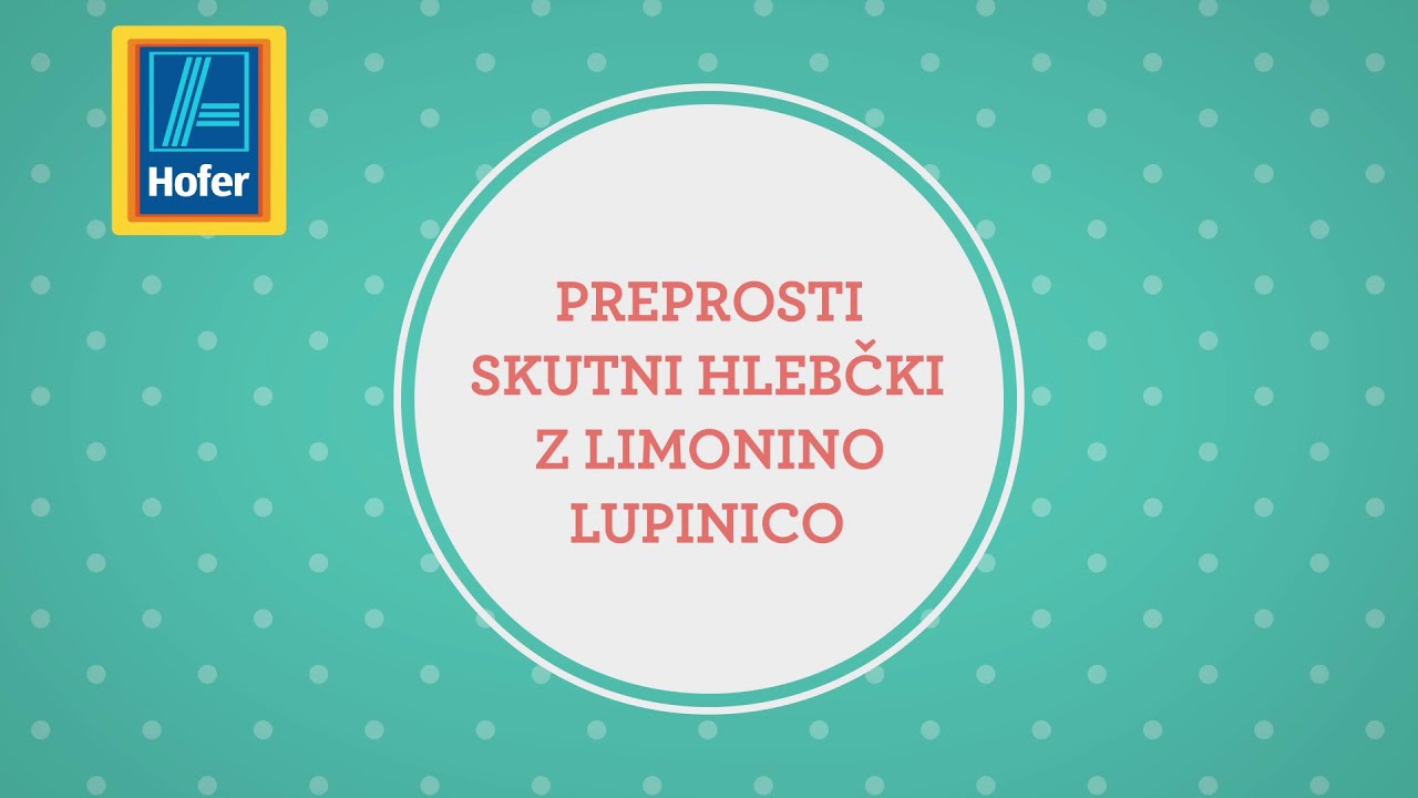 Ana v kuhinji s Hoferjem: Preprosti skutni hlebčki z limonino lupinico