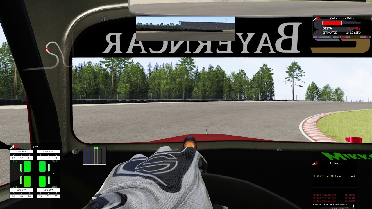 Assetto Corsa / Legends Ford ´34 Coupe @ Kemora: 1:17,3
