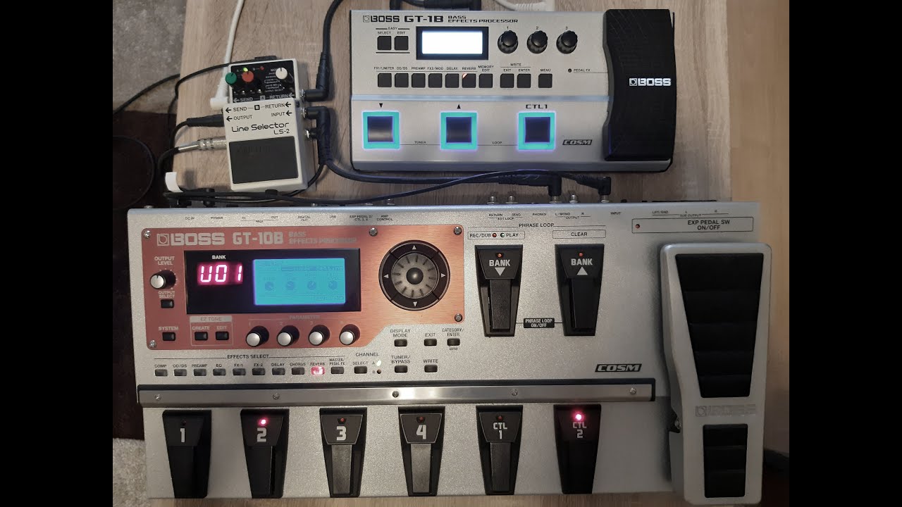Boss GT-1B vs. GT-10B - Overdrive/Distortion