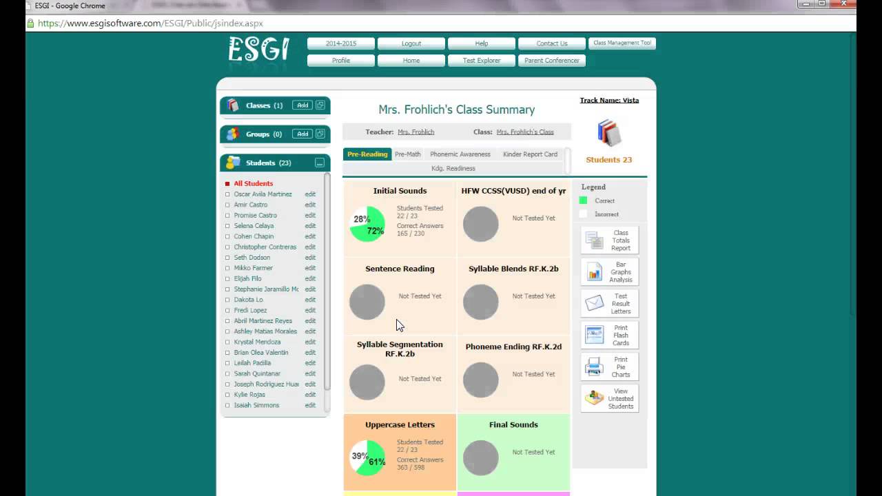 ESGI Kindergarten Assessment