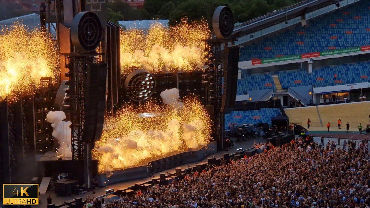 Rammstein - Intro + Armee Der Tristen - Live Gothenburg, Sweden - July 30, 2022 (4K 2160p)