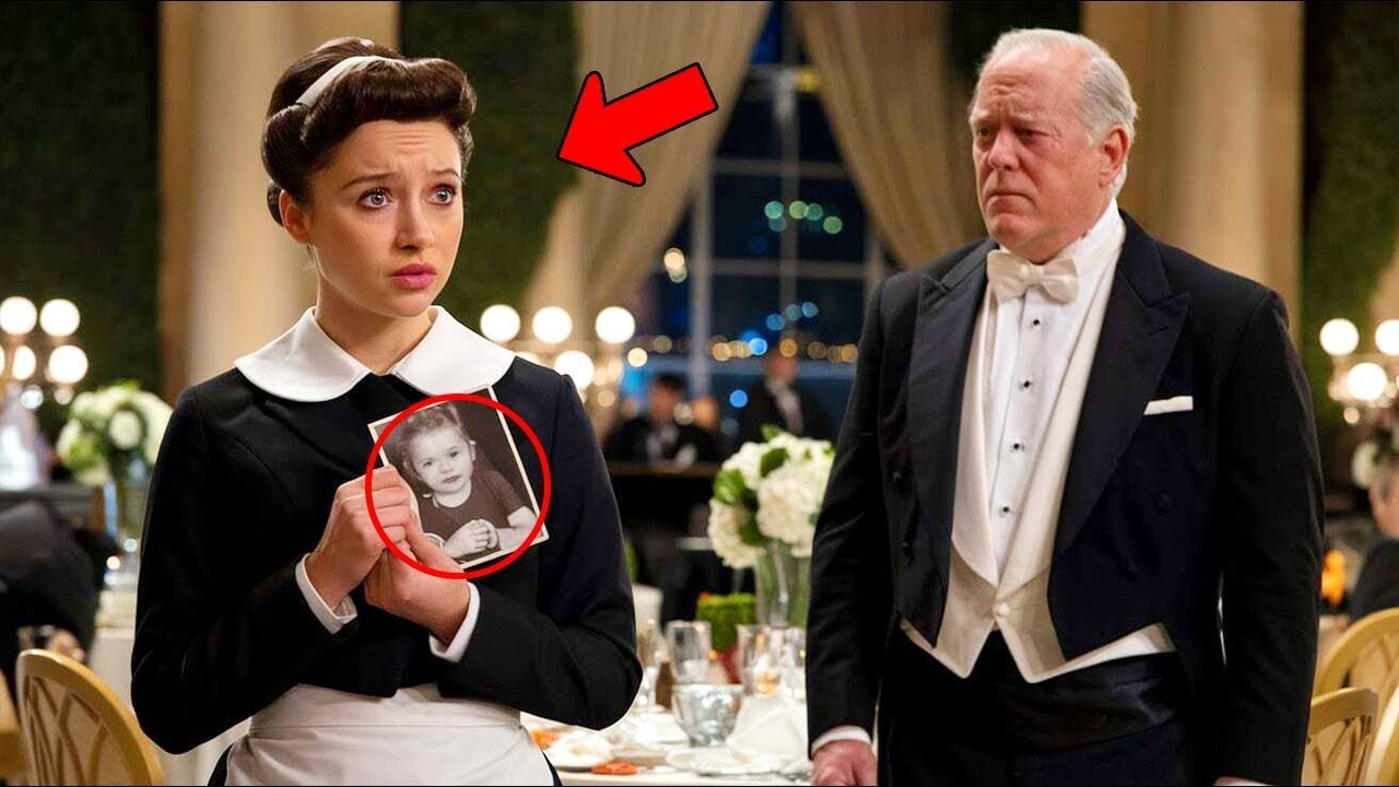 Waitress Brings Cake to Private Party And Sees a Childhood Photo of Herself in the Millionaire’