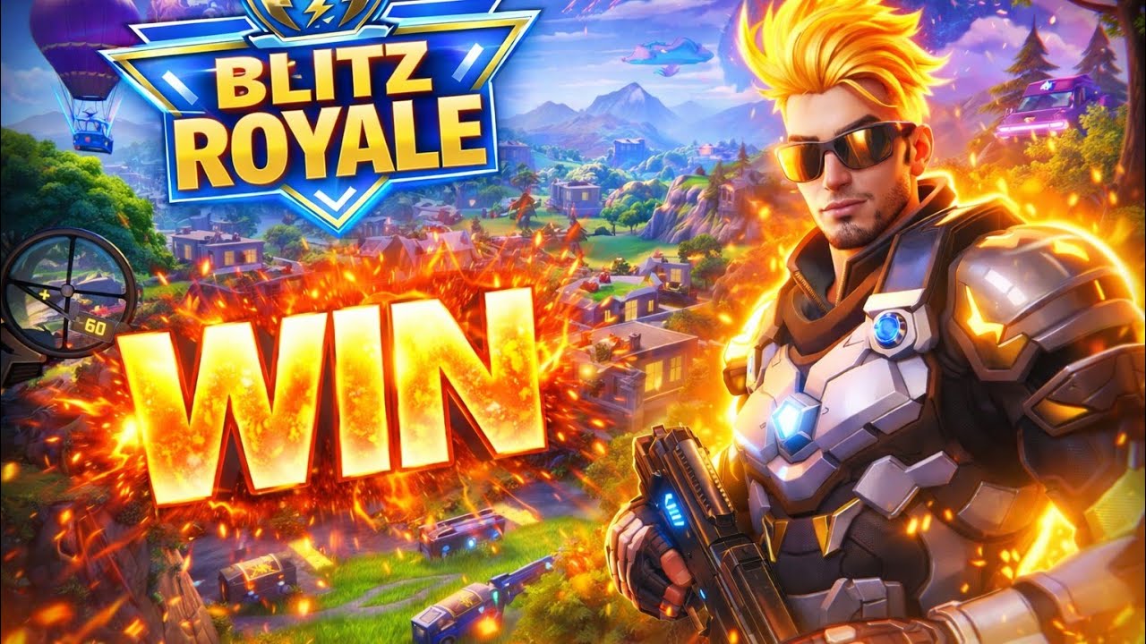 FORTNİTE BLİTZ ROYALE İLK MAC WİNN