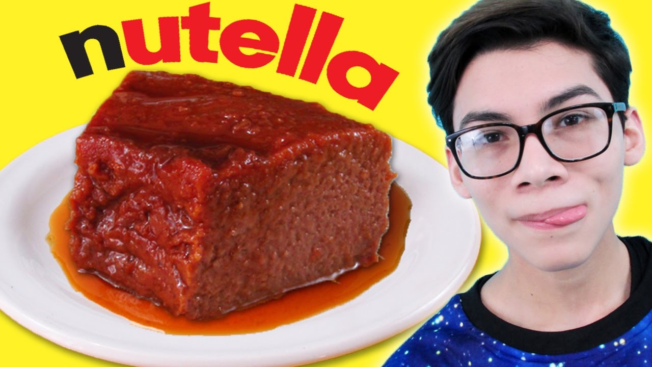 ¡COMO HACER FLAN DE NUTELLA! ★ SIN HORNO
