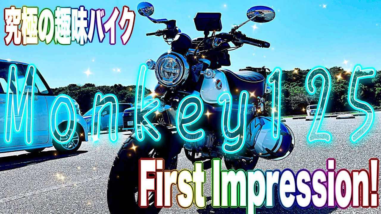 Monkey125ファーストインプレとカスタム【motovlog#517】