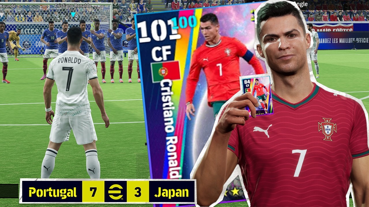 WADUH CARD RONALDO TERBARU PANEN GOLL!! 😮 | EFOOTBALL INDONESIA