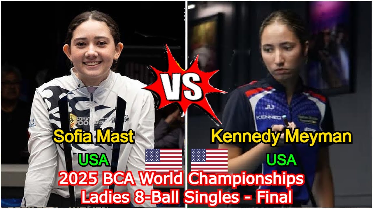 Sofia Mast VS Kennedy Meyman | 2025 BCA World Championships - Ladies 8-Ball Singles - Final