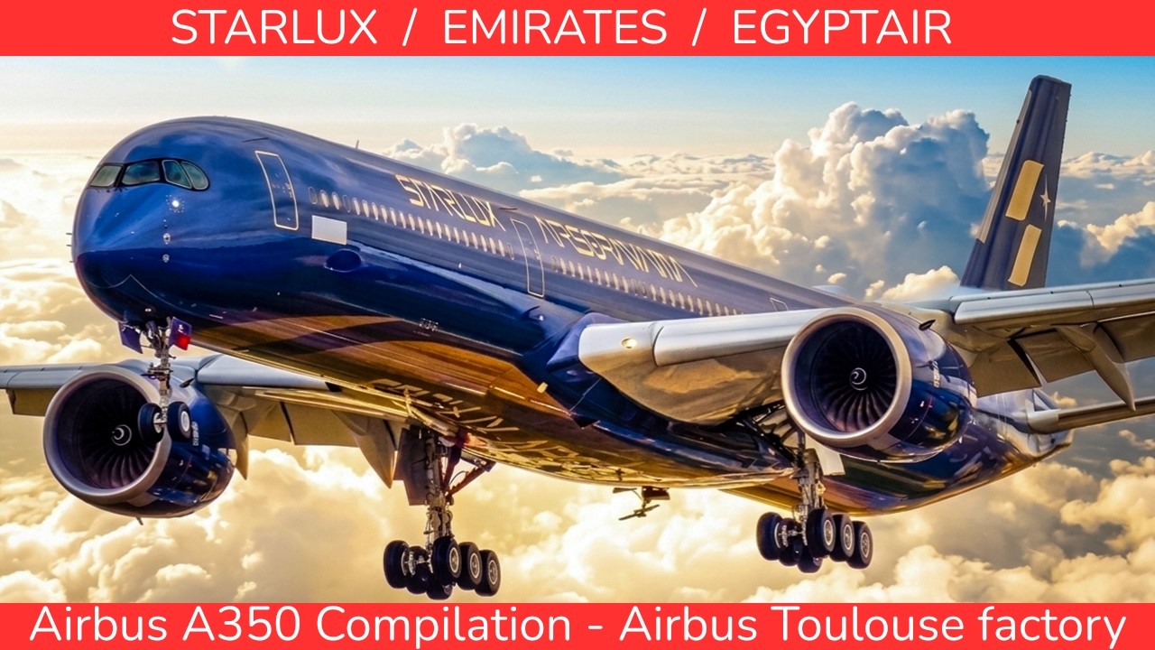 AIRBUS A350 New Compilation : Starlux 