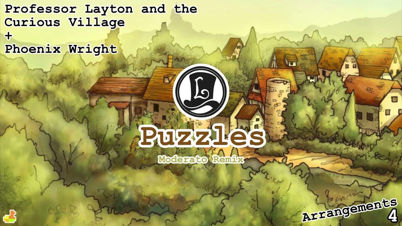 Professor Layton and the Curious Village - Puzzles - Moderato Remix